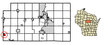 Marathon County Wisconsin Incorporated and Unincorporated areas Spencer Highlighted